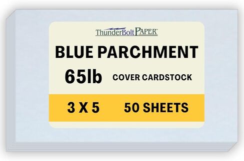 25 Blue Parchment 65lb Cover Weight Paper 12" X 18" (12X18 Inches) Large|Poster Size - Printable Old Parchment Semblance in Saudi Arabia