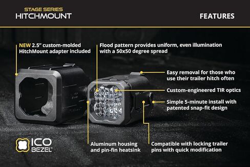 مجموعة الإضاءة العكسية Diode Dynamics HitchMount المتوافقة مع Ford F-150 2015-2020، C1 in Kuwait