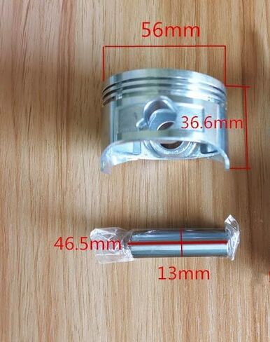 GX100 Piston kit 56mm for GX100 Engine Motor Rammer Tamper Piston with Ring pin Clip Replacement in Saudi Arabia