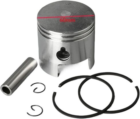 Boat Engine Piston Set STD 60MM for 2 Stroke 18HP M18E 350-00001 Diameter 350-00001-1 in Saudi Arabia