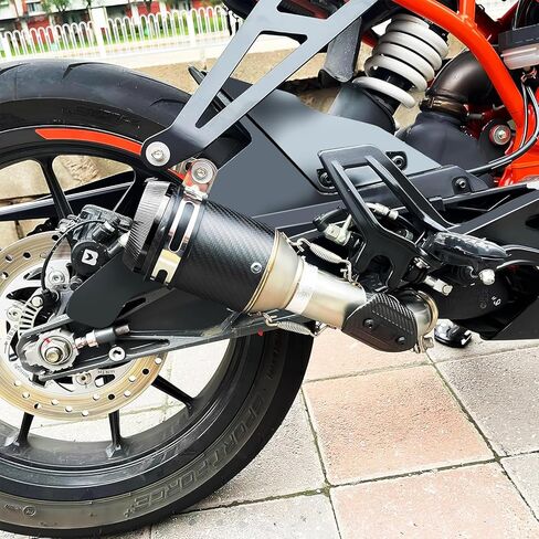 كاتم صوت للدراجات النارية من PACEWALKER، عادم دراجة نارية من ألياف الكربون العالمي مقاس 2 بوصة لدراجات Kawasaki Z900 GSXR750 CBR650، والدراجات النارية والدراجات البخارية في الشوارع/الرياضة، والدراجات الترابية ATV Street Bike in Kuwait