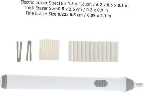GALPADA Professional Electric Eraser for Art Students and Designers Efficient Sketch Eraser for Quick Correction and Creative Drawing Portable White Stationery Tool in Saudi Arabia