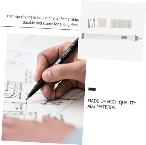 GALPADA Professional Electric Eraser for Art Students and Designers Efficient Sketch Eraser for Quick Correction and Creative Drawing Portable White Stationery Tool in Saudi Arabia