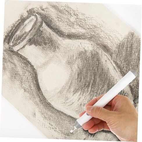 GALPADA Professional Electric Eraser for Art Students and Designers Efficient Sketch Eraser for Quick Correction and Creative Drawing Portable White Stationery Tool in Saudi Arabia