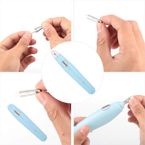 Keenso Handy Electric Eraser with 16 Replacement Refills, Low Noise and Safe Motor, Laborsaving and Effective Eraser for Art Students and Teachers (Blue) in Saudi Arabia