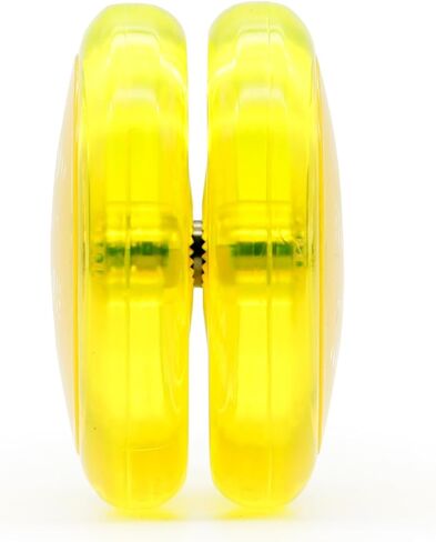 Happy Point Leshare Loop Y2 Professional Looping Yo-Yo - بلاستيك، أصفر شفاف مع غطاء مركزي أصفر، درجة المنافسة، يو يو للمبتدئين سريع الاستجابة لخدع 2A والمهارات الأساسية in Kuwait