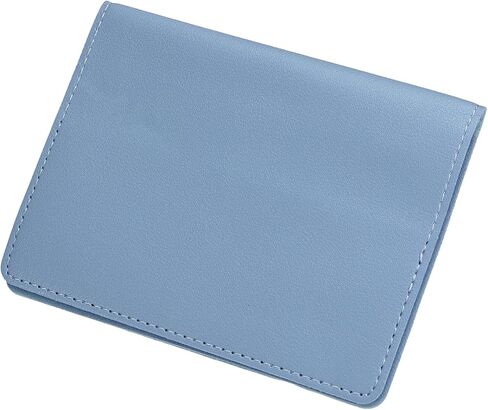 HARFINGTON Car Registration and Insurance Holder 5.51" x 4.13" PU Leather Vehicle Glove Box Organizer Storage Accessories Men Women Car ID Holder for License ID Card Bank Card, Blue in Saudi Arabia
