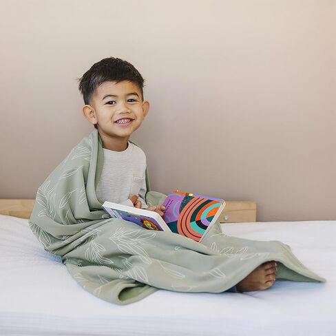 Woolino Toddler Blanket, Merino Wool, 4 Season Dream Blanket, 52.5" x 40", Sheep in Saudi Arabia