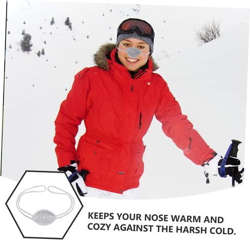 Winter Nose Warmer Comfortable Knit Nose Protector for Outdoor Activities Cold for Men Women Soft Durable Design for Skiing Snowboarding and Daily Use in Saudi Arabia