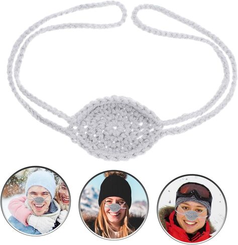 Winter Nose Warmer Comfortable Knit Nose Protector for Outdoor Activities Cold for Men Women Soft Durable Design for Skiing Snowboarding and Daily Use in Saudi Arabia