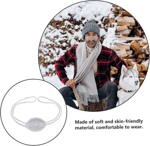 Winter Nose Warmer Comfortable Knit Nose Protector for Outdoor Activities Cold for Men Women Soft Durable Design for Skiing Snowboarding and Daily Use in Saudi Arabia