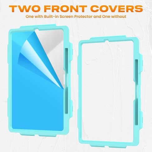 SEYMAC stock Case for iPad Air 11 inch (M2) 2024 / Air 6th Generation Case, Shockproof Protective Case with Pencil Holder Screen Protector, 360° Rotate Stand Case with Hand/Shoulder Strap Case, Black in Kuwait