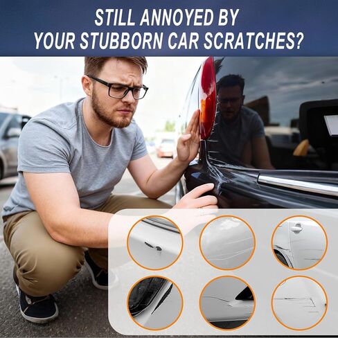 طلاء أسود للسيارات، طقم إصلاح خدوش طلاء السيارة 2 في 1، قلم إزالة خدوش السيارة يدوم طويلاً - لون دقيق، سريع الجفاف، آمن وسهل الاستخدام، مقاوم للطقس يناسب جميع موديلات السيارات قطعتان in Kuwait
