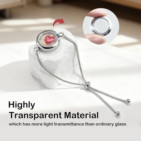 【NEW】 Pet Loss Sympathy Gift Can Hold Pet Hair, Adjustable Pet Memorial Bracelet, Pet Loss Gifts for Dogs Cats, Memorial Bottle for Pet Hair for Men Women Who Lost Pets-Brass Gold in Saudi Arabia