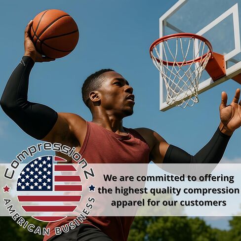 CompressionZ Compression Arm Sleeves for Men & Women UV Protection (Navy, XL) in Kuwait