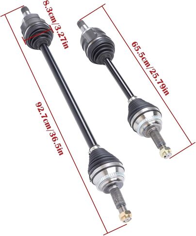labwork 2 PCS Front CV Axle Shaft Replacement for Toyota Corolla 2015-2018 Replace 66-5224 66-5228 in Saudi Arabia