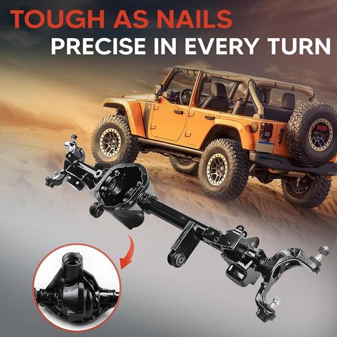 68017174AC Front Axle Housing Assembly Fit for Jeep Wrangler 2007-2017, Jeep Wrangler JK 2018, Fit for Dana 44 only, Replace OE 68017174AC, 68017174AA, 68017174AD in Saudi Arabia