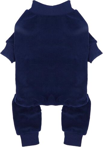 Large Dog Coat Fleece Pajamas Winter Warm Onesie for Dogs Girl Boy Cold Weather Pet Jacket Soft Cozy Pjs Jumpsuit Long Sleeve, Pink XXXL in Kuwait