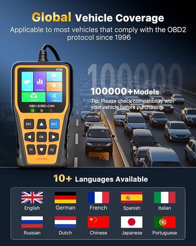 OBD2 Scanner - Enhanced Fixd Car Diagnostic Tool with Battery Tester Car Code Reader That Can Print Data to The Cloud Reads and Clears Engine Error Codes for All OBD II Protocol Vehicles Since 1996 in Saudi Arabia