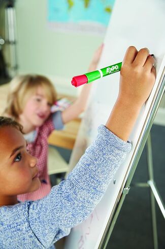 EXPO Dry Erase 2-in-1 Markers, Chisel Tip, Assorted, 8 Count in Kuwait