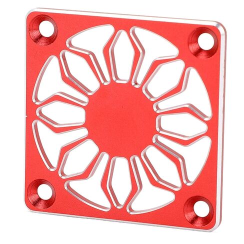 غطاء مروحة تبريد RC، غطاء واقٍ خفيف الوزن من سبائك الألومنيوم مع ماكينة CNC لمحرك قارب السيارة RC (أحمر) in Kuwait