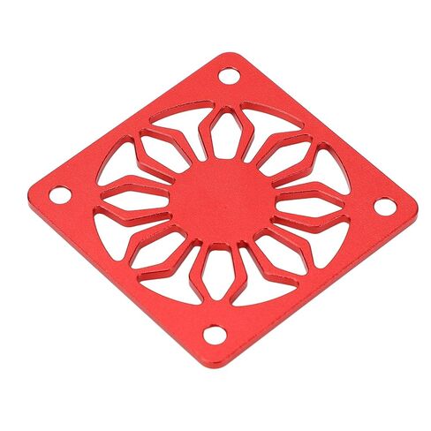 غطاء مروحة تبريد RC، غطاء واقٍ خفيف الوزن من سبائك الألومنيوم مع ماكينة CNC لمحرك قارب السيارة RC (أحمر) in Kuwait