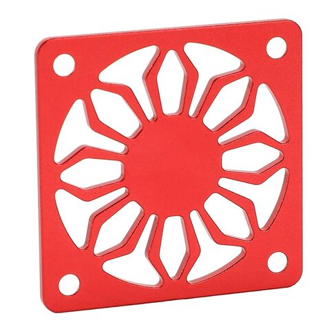 غطاء مروحة تبريد RC، غطاء واقٍ خفيف الوزن من سبائك الألومنيوم مع ماكينة CNC لمحرك قارب السيارة RC (أحمر) in Kuwait