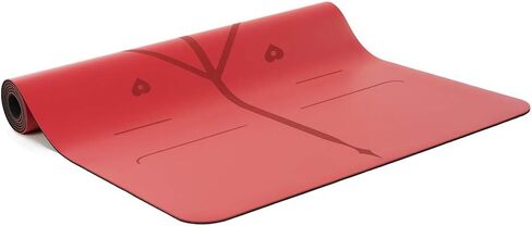 سجادة يوجا خاصة من Liforme - تتضمن حقيبة يوجا مجانية - نظام محاذاة حاصل على براءة اختراع، قبضة تشبه المحارب، غير قابلة للانزلاق، صديقة للبيئة، مقاومة للعرق، طويلة، واسعة، بساط سميك 4.2 مم لتوفير الراحة in Kuwait
