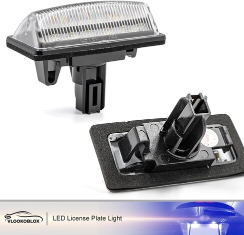 مجموعة مصابيح لوحة الترخيص LED لـ 2013-2018 Nissan Altima Pathfinder، 2014-2019 Nissan Sentra Versa Note، استبدال OEM 6000K زينون أبيض خالٍ من الأخطاء مجموعة مصابيح LED in Saudi Arabia