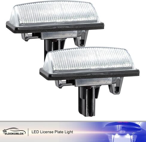 مجموعة مصابيح لوحة الترخيص LED لـ 2013-2018 Nissan Altima Pathfinder، 2014-2019 Nissan Sentra Versa Note، استبدال OEM 6000K زينون أبيض خالٍ من الأخطاء مجموعة مصابيح LED in Saudi Arabia