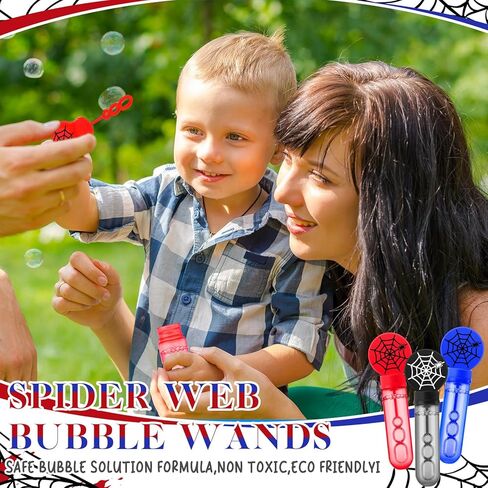 24 Pcs Street Themed Bubble Wands Colorful Mini Bubble Party Favor Toys for Kid Toddler Christmas Birthday Goodie Bag Stuffer Filler Outdoor Classroom Reward Gifts (Red, Yellow, Blue, Green) in Saudi Arabia