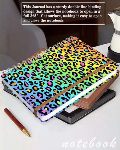 WLPFSAHF Spiral Journal Notebook for Women, Hardcover A5 College Ruled Notebook, 60 Sheet, Thick Paper, Cute Lined Journal for School, Office & Work, 6 x 8.4 in(Colorful Hens) in Kuwait