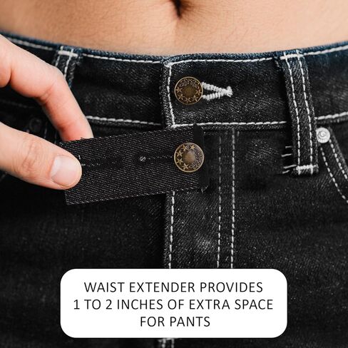 14PCS Waistband Extender for Jeans, Pants Button Waist Extenders for Women Men in Kuwait