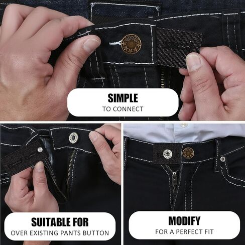 14PCS Waistband Extender for Jeans, Pants Button Waist Extenders for Women Men in Kuwait