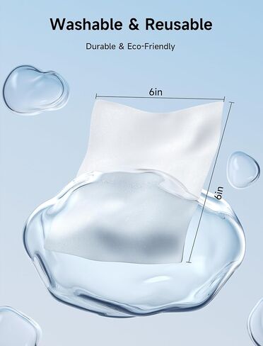 JSAUX Microfiber Cleaning Cloth (50 Total) | Big Size 10 * 20 | for Eye Glass Clean Cloth | Safe for Lens, Eyeglasses, Glasses, Screens, Cameras, iPad, iPhone, Cell Phone, TV Screens and More 1-Box in Saudi Arabia