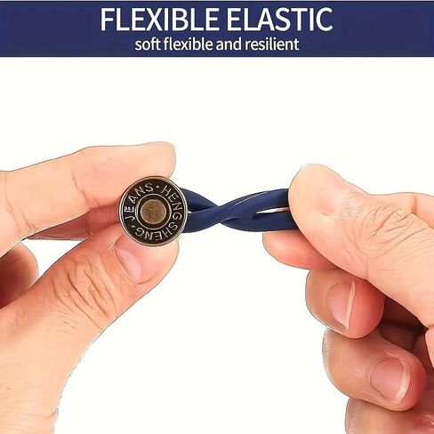 6 Pcs Jeans and Pants Button Extenders: Universal Waist Expander for Women and Men, Instant Belt Extension Solution in Saudi Arabia
