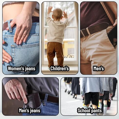 12 Pcs Pant Waist Tightener, Waist Tightener Tool Kids Pants Waist Extender Waist Extenders Supplies Adjustable Waist Waistband Hook Threader for Pants Women Jeans Pants Skirts in Kuwait