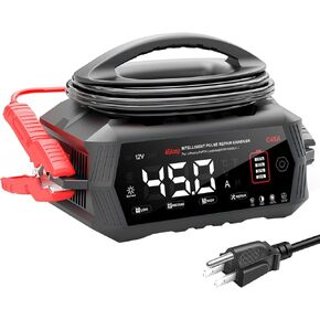 شاحن بطارية سيارة 3 أمبير، شاحن وحافظة 6 فولت/12 فولت، شاحن عائم للسيارات بالكامل/مزيل الكبريت للسيارات والقوارب والدراجات النارية والمركبات الرباعية، وحمض الرصاص، والليثيوم، وLifepo4، وبطاريات الدورة العميقة in Kuwait