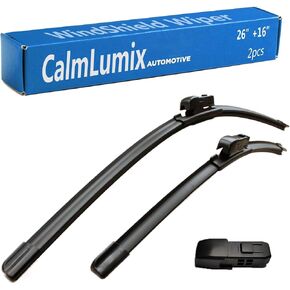 26"+16" Windshield Wiper Blades Replacement for 2025-2024 Chevy Trax, Buick Envista,OEM quality All season Narrow PTB Connector (Pack of 2) in Saudi Arabia