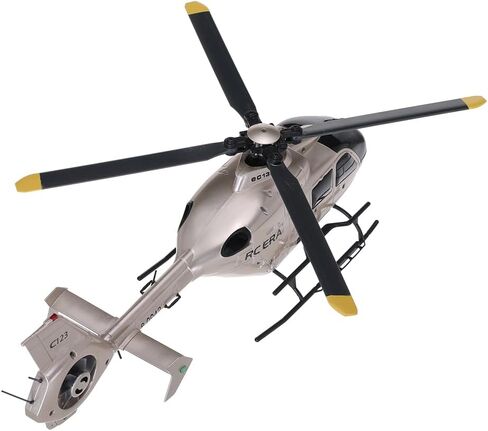 طائرة هليكوبتر GoolRC C123 RC، طائرة هليكوبتر بجهاز تحكم عن بعد 6CH، طائرة EC135 RC بتردد 2.4 جيجا هرتز مع جيرو 6 محاور، قلاب ثلاثي الأبعاد، طيران مقلوب، تثبيت الارتفاع، مفتاح واحد للإقلاع/الهبوط، بطاريتين (شامبانيا) in Kuwait