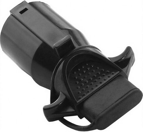 7 Pin to 4 Pin Trailer Adapter, Waterproof 7 Way Blade to 4 Way Flat Trailer Plug, Electrical Wiring Connector Accessories, Compatible with Motorhome Truck Caravan in Saudi Arabia