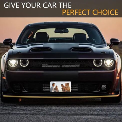 Custom License Plate Personalized License, Add Your Own Customized Pictures Text Logo Art Design Aluminum License Plate, Decorative Car Front License Plate 6X12 Inch in Saudi Arabia
