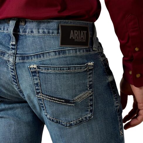 Ariat Male M7 Rocker Stretch Stirling Stackable Straight Leg Jean Shasta 36W x 32L in Saudi Arabia