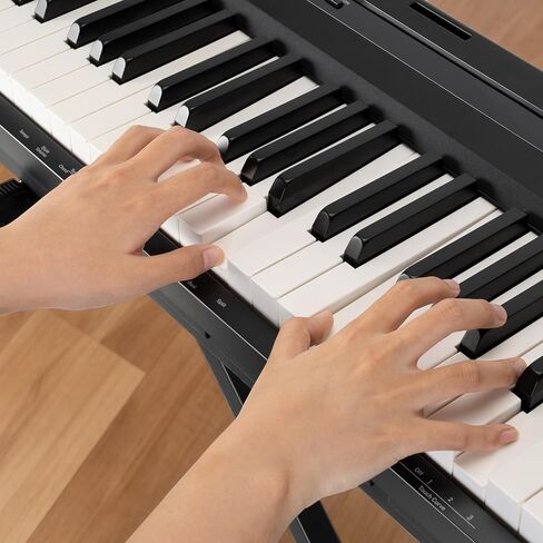 بيانو AODSK الرقمي للمبتدئين 88 مفتاحًا، بيانو كهربائي للوحة المفاتيح، مفاتيح كاملة الحجم شبه مرجحة، 238 نغمة، 100 أغنية تجريبية، مع دواسة مستدامة، مكبرات صوت ستيريو، وظيفة MP3، أسود (بيانو S-300U مع حامل U) in Kuwait