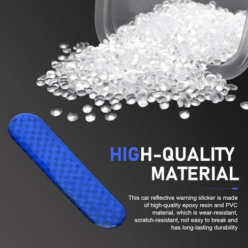 4 قطع ملصقات تحذيرية عاكسة للسلامة، ملصقات عاكسة لباب السيارة مضادة للتصادمات، ملصق تحذير عالي الوضوح مقاوم للماء ليلاً، عالمي لمعظم السيارات (أحمر) in Kuwait