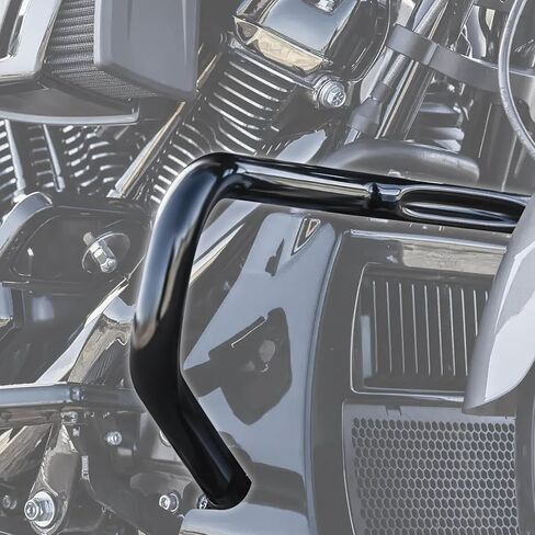 TCT-MOTORPARTS Black Chopped Highway Crash Engine Guard Fit for Harley CVO Street Glide FLTRXSE 2023-2025; Road Glide FLHX, FLTRX and FLTRXSTSE in Saudi Arabia