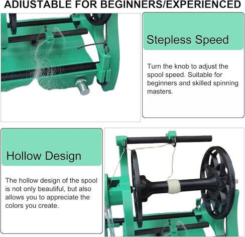 Household Eelctric Spinning Wheel, Pinning Wheel Kit, Eelectric Yarn Winder, Wool Spinning Fibre Spinning Wheel, with Forward/Reverse Switching, Stepless Speed Regulation in Saudi Arabia