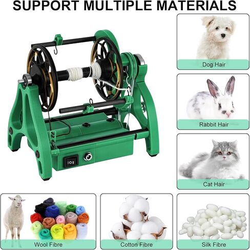 Household Eelctric Spinning Wheel, Pinning Wheel Kit, Eelectric Yarn Winder, Wool Spinning Fibre Spinning Wheel, with Forward/Reverse Switching, Stepless Speed Regulation in Saudi Arabia