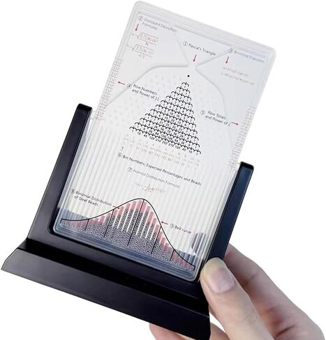 Desk Galton Board – Probability Demonstration Model for Random Distribution, Physics Lab Teaching Tool to Inspire Curiosity & Enhance Learning in Saudi Arabia