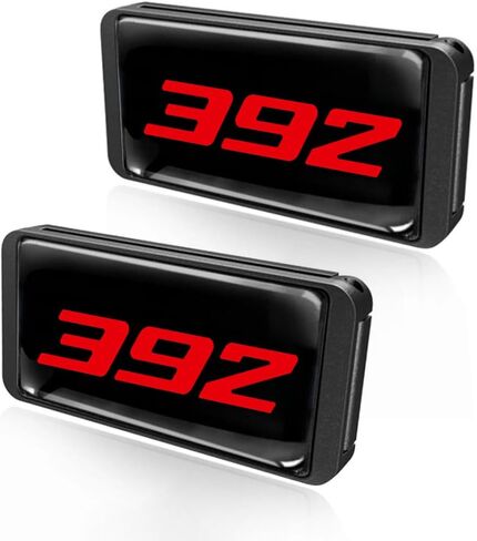 2PCS Car Seatbelt Adjuster for Dodge Challenger Durango SRT 392 car Universal Car Seat Belt Pads Cover for More Comfortable Driving, Seat Belt Shoulder Strap (392) in Saudi Arabia
